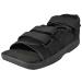 BraceOn Post Op Shoe - Surgical Pain Relief and Foot Support for Men and Women for Plantar Fasciitis Injury Fracture and More (Men Medium Shoe Size 8.5-10) Black Men's Medium
