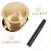 Fomiyes Moxibustion Box Set - Copper Cone Burner & Holder for Cupping Therapy - 16x6cm Golden Moxa Tools for Neck Relief - Buy Online on GoSupps.com