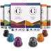 CRU Kafe Nespresso Compatible Coffee Pod Discovery Pack (60 Capsules) Mixed Discovery Gift Set 1 count (Pack of 60)