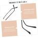STOBOK Eyeglass Accessories - Metal Glasses Frame for Nearsighted - Black 13.6x0.6CM - International Shipping Available - Buy Online on GoSupps.com