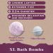 Purple Canyon Lavender Bath Bombs - Relaxing Natural Self Care Gift for Women - Buy Online on GoSupps.com