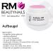 Buy RM Beautynails Pink Clear Builder Gel - Thick Viscosity Modelling Gel (50ml) for Perfect Nails | International Shipping - Buy Online on GoSupps.com