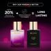 CEO Man & Date Woman Eau De Parfum Perfume Gift Set 2x50ml (1.69 fl.oz.) for Men and Women with Lemon Lavender Pink Pepper|Floral Fruity Woody Long Lasting EDP Fragrance Scent - Buy Online on GoSupps.com