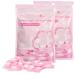 Skycase 200 pieces of compressed towel one -way portable face cloth mini breathable facial towels tablets cotton towels travel beams handtuc Hpillen for travel camping hotel pink pink+pink