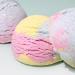 Bubble Bath Bomb Scoop Sundae for Women & Kids - Handmade with Shea Butter & Apricot Kernel Oil - Perfect Gift for Her, Birthday, Valentine's Day (Periwinkle Dream) - Buy Online on GoSupps.com