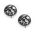 (Black Grey White Camo) Round Pill Box 3 Compartment Pill Box Mini Decorative Pocket Purse Portable Travel Medicine Tablet Vitamin Holder Organizer Pill Case