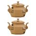 CLISPEED 2pcs Moxibustion With Portable Moxibustion Tool Stainless Steel Cupping Cervical Spine