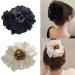 Limtula Lace Princess Large Hair Claw Clip Flower Hair Jaw Clip Balletcore Hair Catch Barrettes Hair Adornment Hair Ornamentatio Beige - Buy Online on GoSupps.com