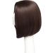Bestung Short Bob Brown Wig for Women - 12 Inch Neck Length Full Wig in Natural Honey Red Color with Wig Cap - Buy Online on GoSupps.com