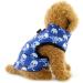 Shop Pegasus Winter Coat for Dogs & Cats | Warm Windproof Jackets for Chihuahua Dachshund & Puppies - Blue Skull Design - Buy Online on GoSupps.com
