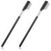 Metal Eyelash Brush 2 Pieces Grooming Eyelash Separator Mascara Metal Eyelash Comb Separated Lash Make up Brush Comb Cosmetic Eyelashes Separator Curler Eye Makeup Brush Tool for Women Girls