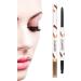 Eyeshadow Pen | Gel Texture Multicolors Makeup Eyeshadow with Brush | Quick Drying Eye Liner Long Lasting Eye Pencil Makeup Supplies Shakven Crow Black - Buy Online on GoSupps.com