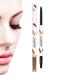 Eyeliner Pencil - Cream Gel Texture with Brush for Eyeshadow and Eyeliner Long Lasting Eye Liner Quick Drying Makeup Supplies for Daily Use Frifer Crow Black