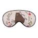 Light-Blocking Sleep Mask Cute Bear with Bunny Eye Masks for Women Flower Sleeping Mask Comfortable and Soft Blindfold Eye Cover with Adjustable Strap for Men Color-3