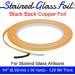 1/4 Copper Foil Stained Glass - Black Backing - 1.25 Mil Thickness - Buy Online on GoSupps.com