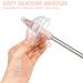 Haakaa Silicone Cleaning Brush - Baby Bottle & Pump Cleaner | Reusable, All-Round, Sturdy Bristles - Pink Blush - Buy Online on GoSupps.com