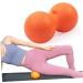 Inoomp 3 STK IDRENT Massage Balls - Muscle Trigger Point Massage Device & Foot Roller for Myofascial Release - Mobility & Fitness - Orange - Buy Online on GoSupps.com