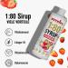 Nutrify Vital Fitness Drink 1:80 Syrup - 3x1L Strawberry Sugar-Free Beverage Concentrate with Vitamins & L-Carnitine Makes 240L Sports Drink - Low Calorie 3-Pack - Buy Online on GoSupps.com
