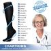 Charmking Compression Socks (3 Pairs) 15-20mmHg for Women & Men - Ideal for Athletic Running & Cycling - Small-Medium - Black - Buy Online on GoSupps.com