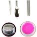 3pcs Nail Art Stirring Rod Stainless Steel Acrylic Powder Liquid Uv Gel Spoon Spatula Dotting Pen Nail Manicure Pin - Buy Online on GoSupps.com
