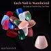 500pcs Coffin Nails - Acrylic False Nail Tips for Salons & DIY - 10 Sizes Ballerina Style - Buy Online on GoSupps.com