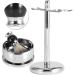 SUPYINI Professional Men's Shaving Tool Kit - Stand Faux Hair Brush Alloy Soap Mug & Bowl for Ultimate Grooming - Buy Online on GoSupps.com