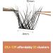 Onlyall Lash Clusters DIY Eyelash Extensions - Natural Look Individual Strip Lashes CSJ-139 (10MM) - Buy Online on GoSupps.com