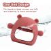 Komfy LilLove Bear Mitten Teether for 3+ Months Babies - BPA Free, Anti-Drop, Sustainable, Washable & Non-Toxic - Caramel - Buy Online on GoSupps.com