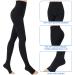 Medical Compression Pantyhose 20-30mmHg for Women & Men - Black, Large - Buy Online on GoSupps.com
