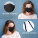 100 Pcs Black Disposable Face Masks - 3 Ply Protective Masks - Buy Online on GoSupps.com