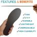 Carbon Fiber Insole for Foot Conditions - Arthritis, Mortons Toe, Turf Toe | 1 Piece 23.5cm (Women's Size 8, Men's 7) - Buy Online on GoSupps.com