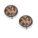 Rooster and Chicken Print Printed Mini Round Pill Box Pill Box 3 Compartment Medicine Pill Case Pill Organizer Travel Pillbox Portable Pill Box for Pocket Home Office Use