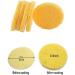 60 Pcs Facial Sponges Cleansing Compressed Facial Sponge Natural Make Reusable Professional Face Cleaning Sponge Pads for Facial Cleansing Exfoliating Mask Makeup Removal (Yellow One size) - Buy Online on GoSupps.com