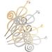 FRCOLOR 8 Sets Hairpin metal hair clips for women medium hair clips for women hair barrettes hair clips metal womens hair accessories tiaras for girls bun clips Miss alloy modeling tool - Buy Online on GoSupps.com