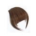 Buy Clip in Bangs One Piece Pony Hair Clip 100% Remy Human Hair for Women & Girls Light Brown French Bangs - Buy Online on GoSupps.com