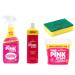 RTUK The Pink Stuff 850g Cleaning Paste Non-Toxic with 850ml Pink Stuff Spray & 500ml Pink Stuff Cream Cleaner Multipurpose Household Bathroom Cleaner- Includes 1x Cleaning Sponge
