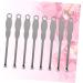 Stainless Steel Ear Spoon 100pcs - Wax Curette Ear Cleaner - Silver Ear Pick - Buy Online on GoSupps.com