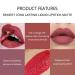 6 Colors Matte Liquid Lipstick Set - Long Lasting Velvet Lips Tint, Waterproof Non-Stick Cup Lip Gloss Gift Set - Buy Online on GoSupps.com