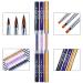 Kalolary 3PCs Acrylic Nail Brushes - Perfect Gel Nail Art & Design Accessories for Professional Nail Care - Buy Online on GoSupps.com