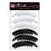 RC Roche 6-Piece Ponytail Hair Clip Set - High Quality Banana Clasp for Volume - Medium Black & White - Buy Online on GoSupps.com