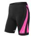 Sports of cyclist pants women padded fast -drying bicycle pants women short elastic bike pants women with seat cushion 4d cycling shorts short sports trousers with wider and denser upholstery m pink