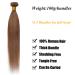 SEGO Brazilian Human Hair Bundles - 100% Virgin Straight Extensions 18 Light Brown Weave - Premium Real Hair - Buy Online on GoSupps.com