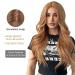 Oefei 24-Inch Long Corrugated Strawberry Blonde Wig | Natural Synthetic Heat-Resistant Hair for Women | Perfect for Daily Wear Parties & Cosplay - Buy Online on GoSupps.com