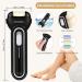 Electric Corn Removal Tool - 2 Replacement Rolls 2 Speeds for Extreme Foot Care - Black - Buy Online on GoSupps.com