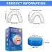 DHQKQG Mouth Guard for Teeth Grinding - 8-Piece Bruxism Protection & Snoring Relief - Comfortable Bite Track for Better Sleep - Buy Online on GoSupps.com