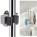Broom Gripper Mop Holder Wall Mount 6 Pack - Ideal for Garden Garage - Fits up to 1.45 Inch - Black - Buy Online on GoSupps.com