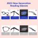 BLUEMOKY Blue Light Reading Glasses for Men - Anti-Glare Square Frame Computer Readers | Stylish & Comfortable Protection - Buy Online on GoSupps.com