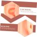 Baluue Silicone Simulation Ear Model for Jewelry Practice and Display - Khaki Prosthesis Earring Display - Buy Online on GoSupps.com