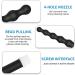 Shower Enema Douche Nozzles - 4 Holes Silicone Attachments for Comfortable Use | Reusable Enema Hose with On/Off Valve - Buy Online on GoSupps.com
