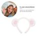 SOLUSTRE Bear Ears Headband - Adorable Cloth Bear Face Wash Headband for Women and Kids - White - Buy Online on GoSupps.com